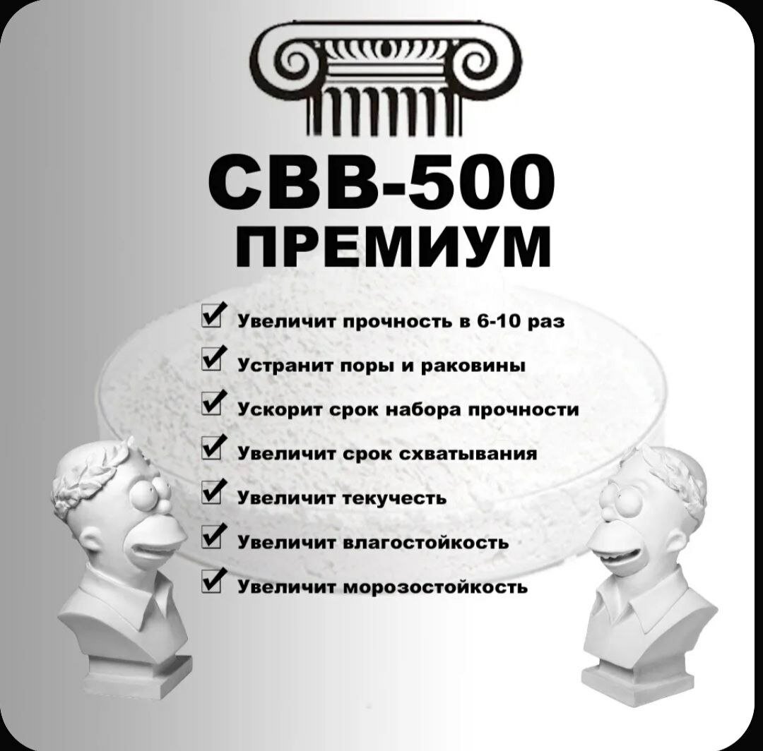 СВВ 500 Премиум-пластификатор для гипса