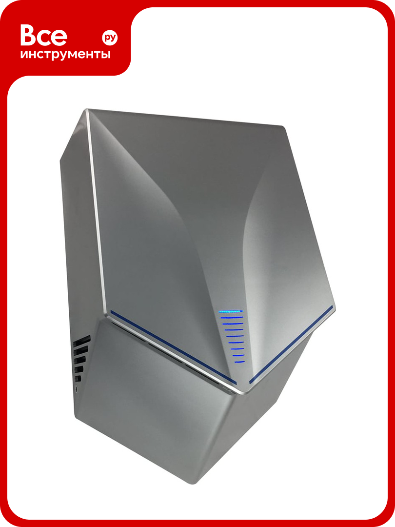 Сушилка для рук GFmark скоростная V-windblade серая 6860s 82119