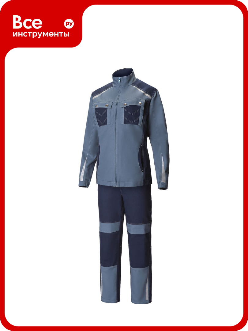 Костюм союзспецодежда TRIUMPH женский синий нэви/серо-синий р. 44-46 рост 170-176 2000000113449