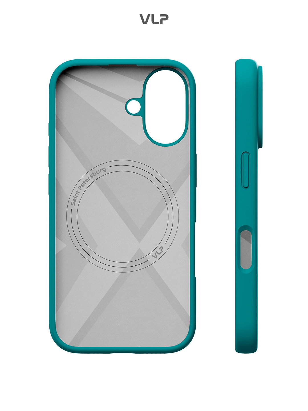 Чехол на iPhone 16 с MagSafe VLP Aster Case, зеленый — фото 1