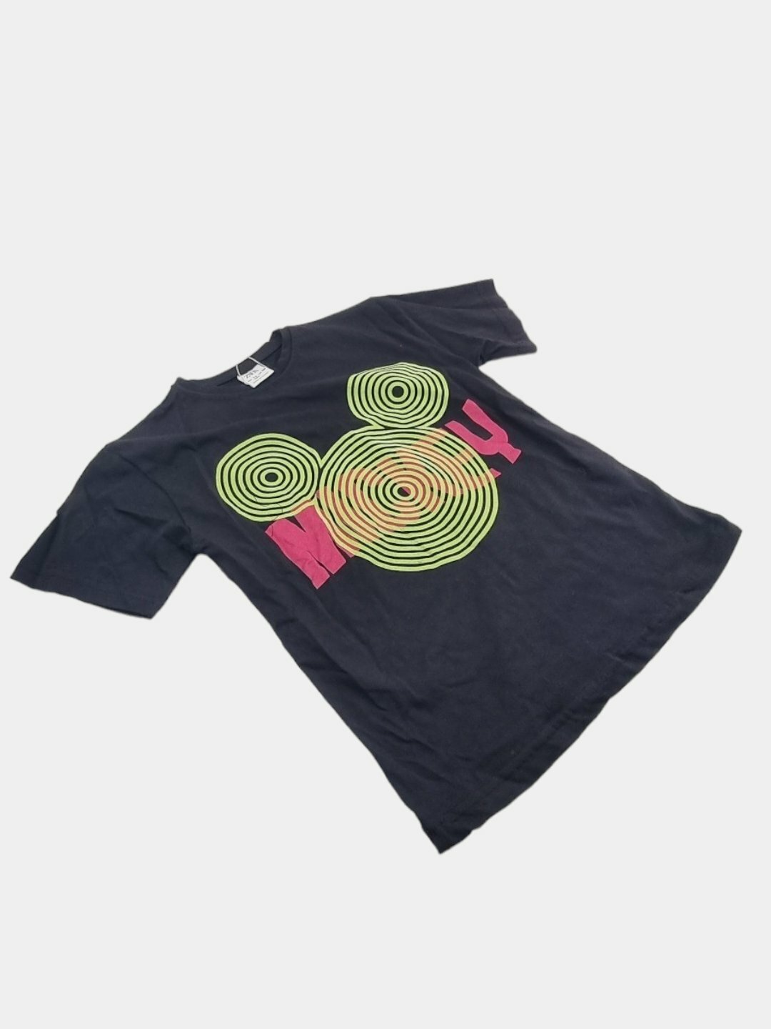 Футболка Zara Футболка Zara "Mickey Mouse", для девочек, хлопок 100%, чёрный,, размер 146, черный — фото 1