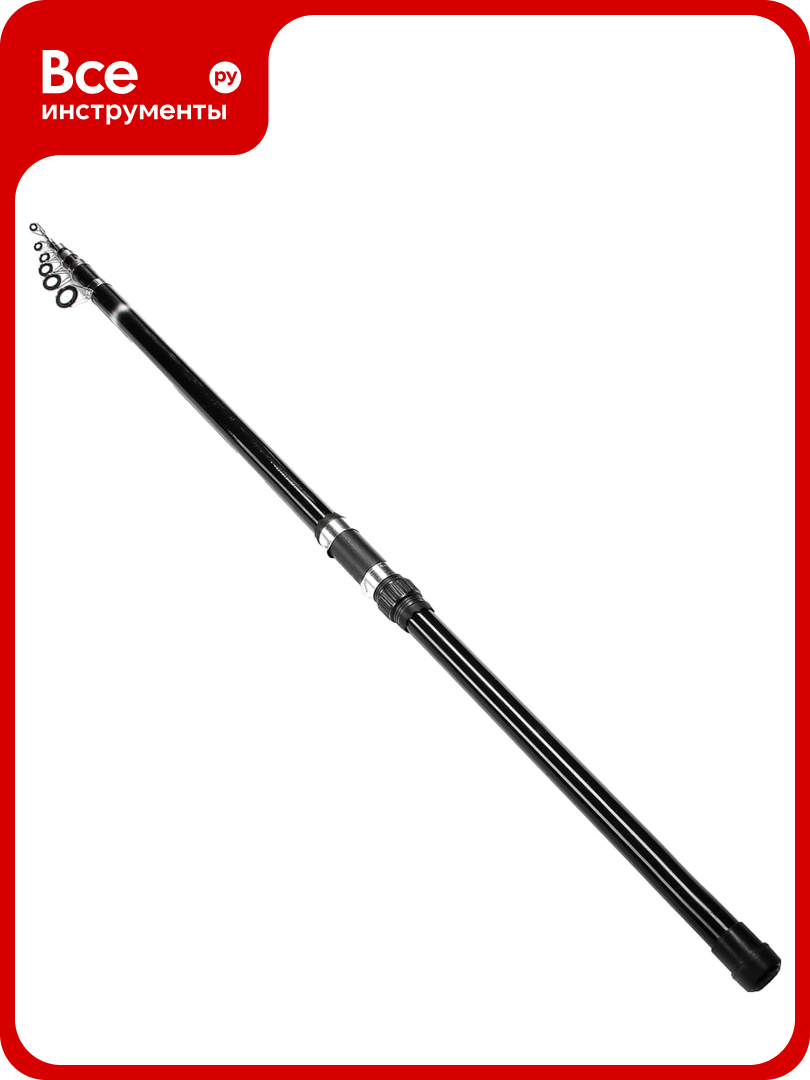 Телескопическая удочка с кольцами AZOR FISHING Блейд, файбергласс, 6.0м, тест 20-40гр 149-105
