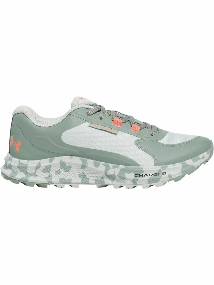 Кроссовки Under Armour UA W Charged Bandit TR 3, полнота F, размер 9,5 US US, зеленый,