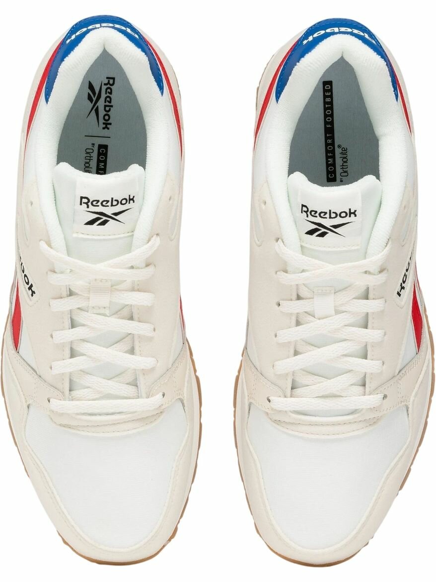 Кроссовки Reebok Royal Ultra, размер 11 US, бежевый/красный — фото 1
