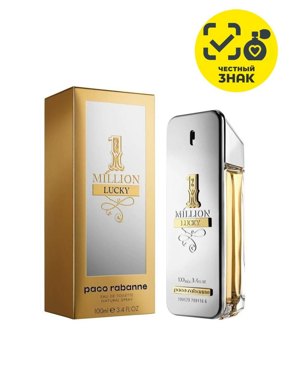Paco Rabanne 1 Million Lucky Пако Рабанне Миллион Лаки Туалетная вода 100 мл