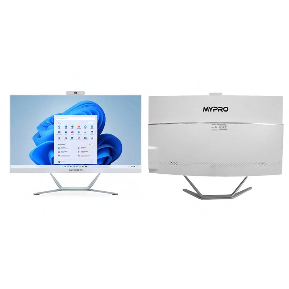Моноблок MYPRO 24 дюйма, Core i5, 8 ГБ, 512 ГБ, для офиса, работы и торговли