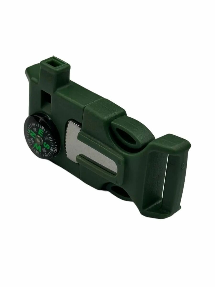 Фастекс для тактического браслета с компасом, олива. — фото 1