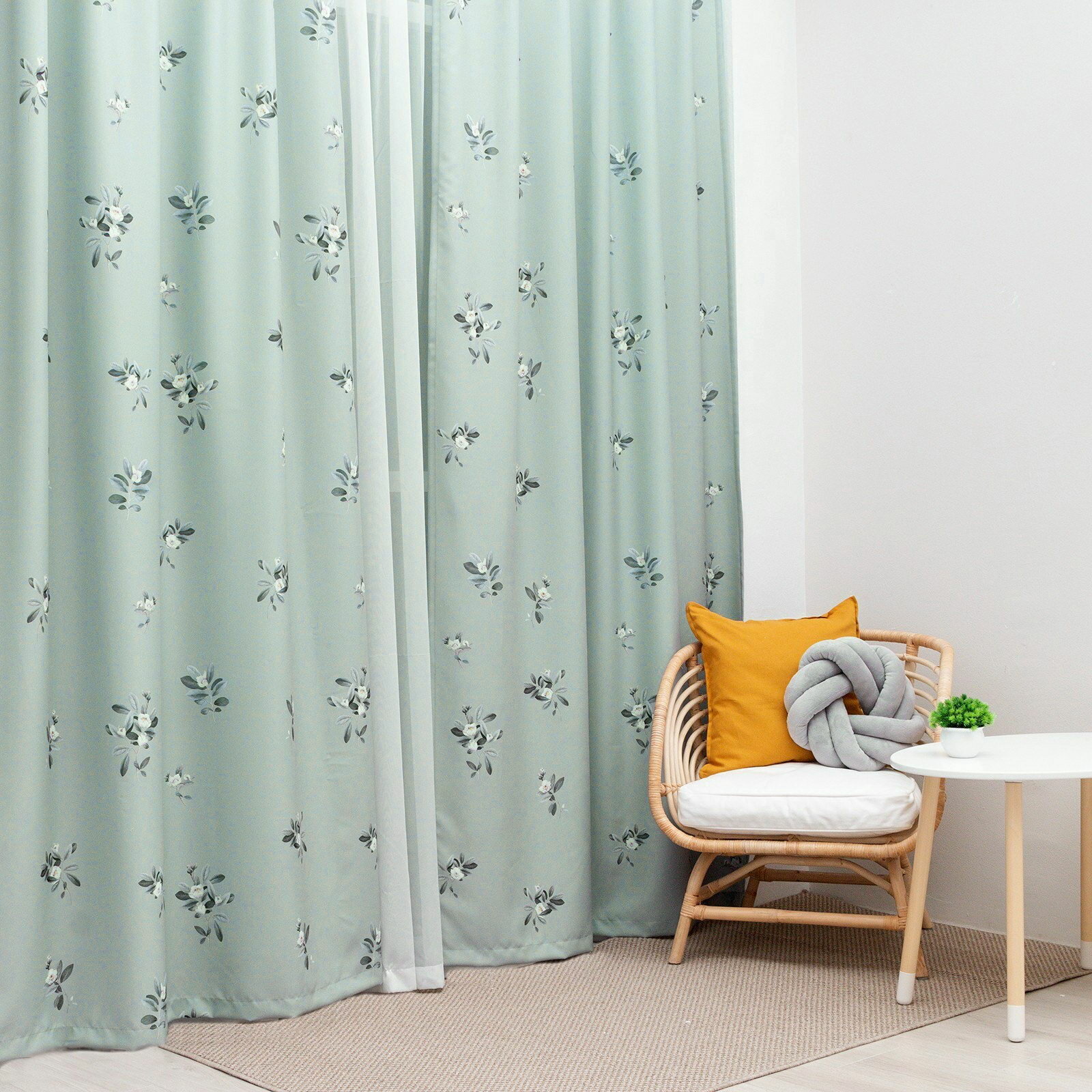 Шторы портьерные Jasmine 145x260 см 2 шт габардин место назначения: в гостиную
