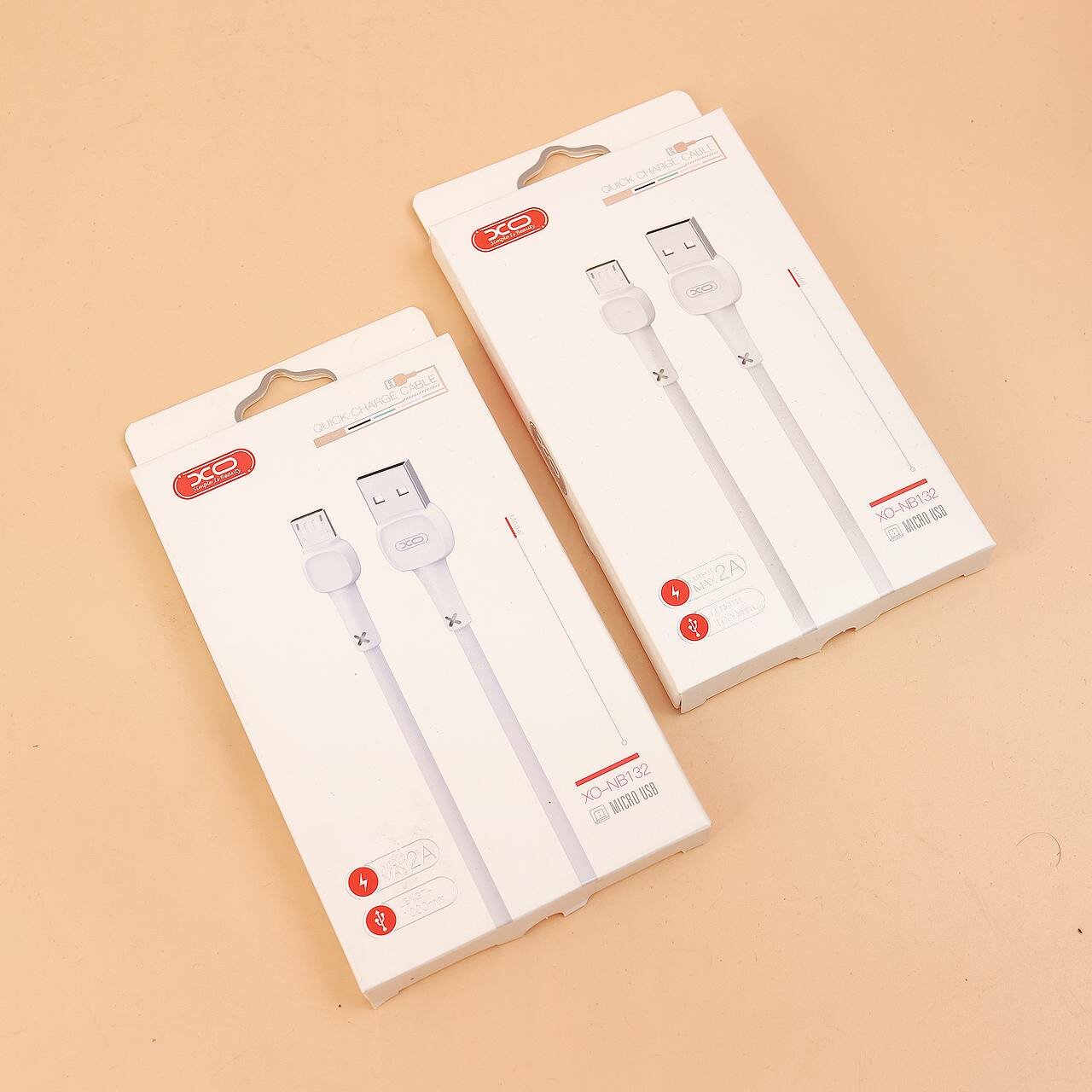 Кабель USB XO NB132 Micro USB, белый, для зарядки и синхронизации данных