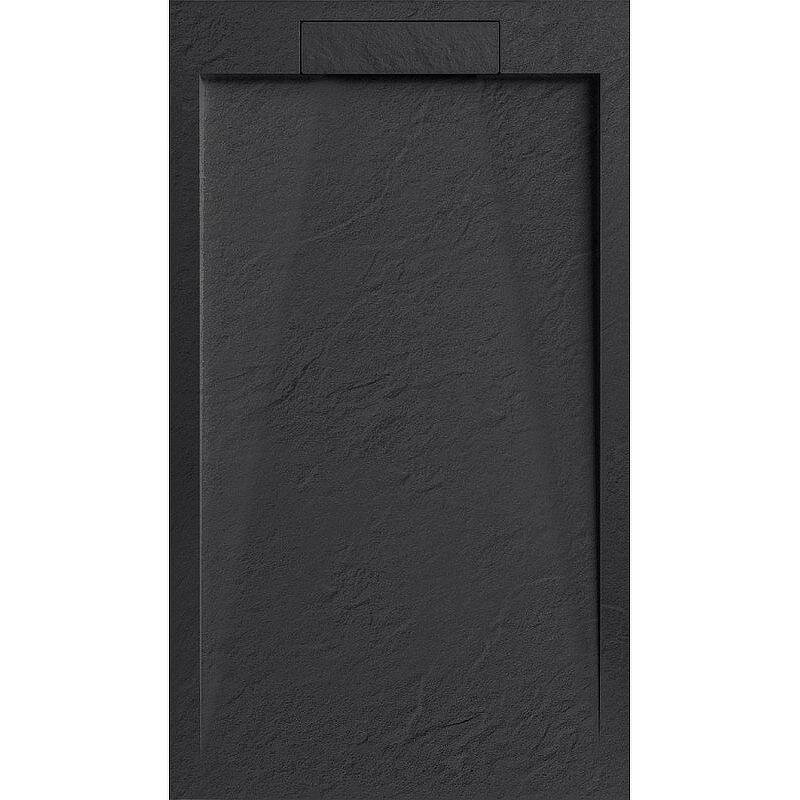 Душевой поддон из искусственного камня Esbano Luxe ESP-LX90B 90x90 ESPLX 90B Черный матовый
