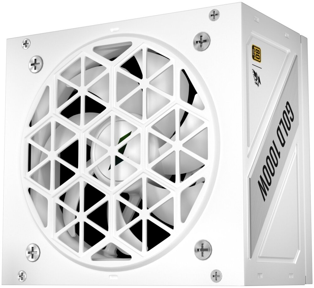 Блок питания 1STPLAYER NGDP, 1000W, 80+ Gold, ATX3.1 (HA-1000BA4-WH) белый