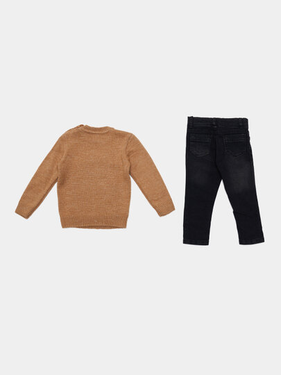 Комплект одежды  Oscar Star, размер 86 см, brown — фото 1