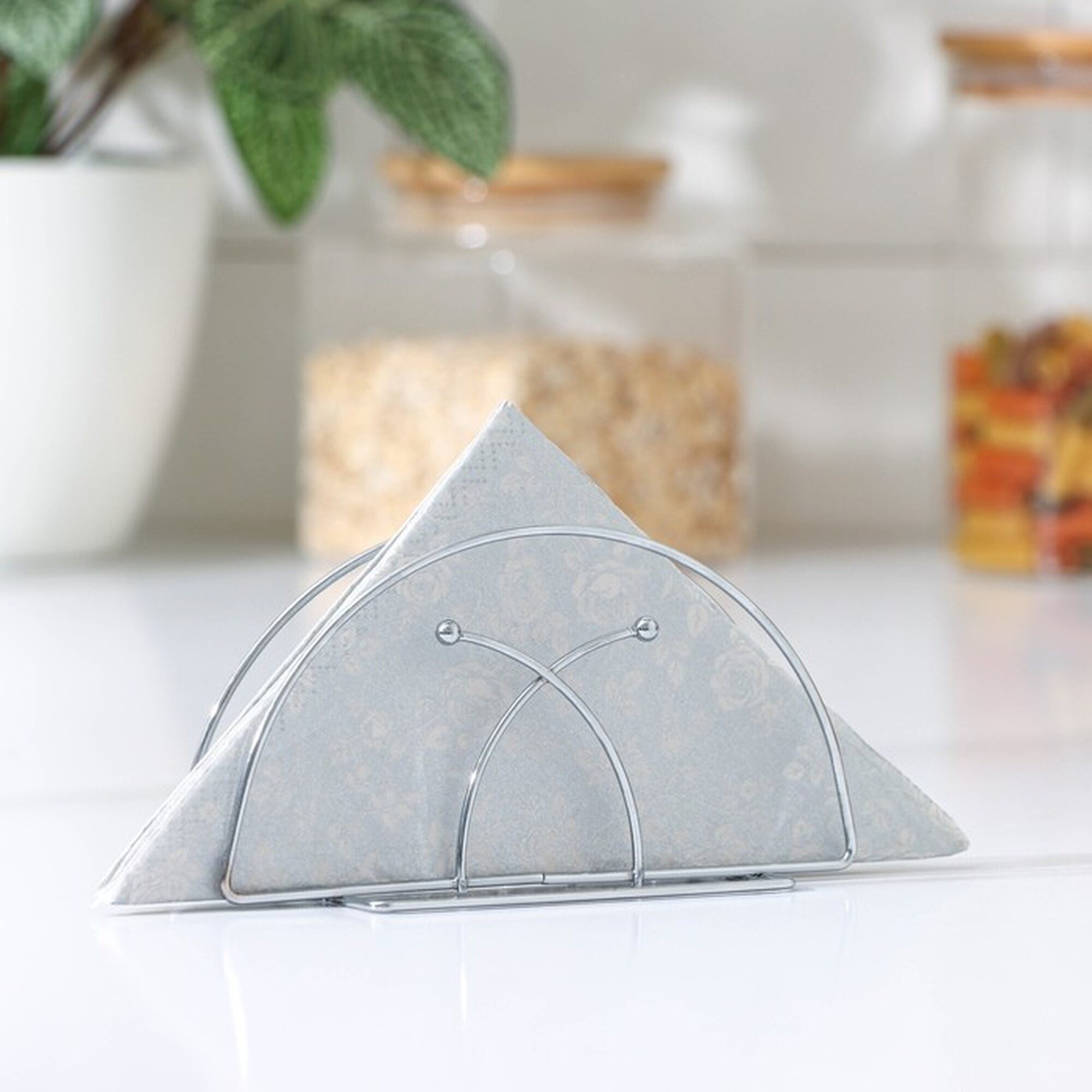 Салфетница «Меч» Доляна нержавеющая сталь серебристая 135 см