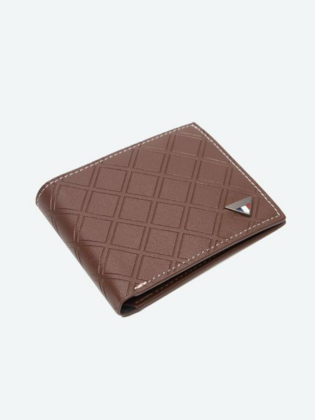 Кошелек , фактура тиснение, светло-коричневый — фото 1