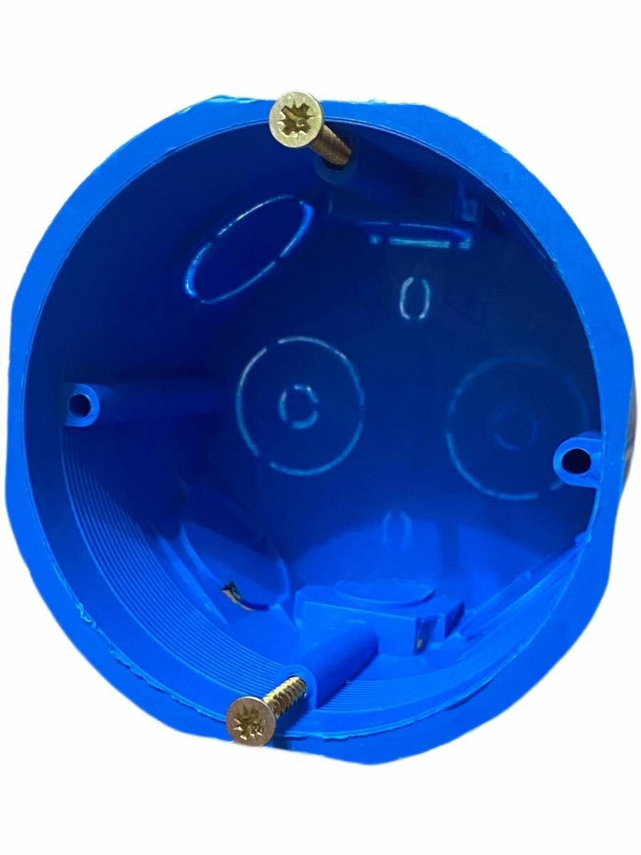 Подрозетник для бетонных стен ПБ синий 5 шт