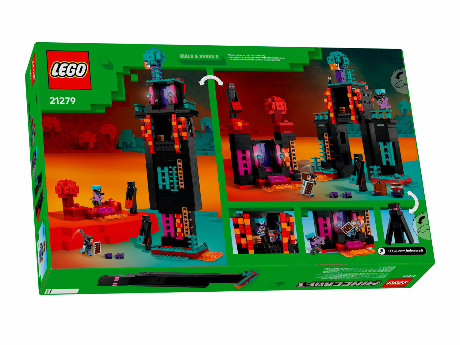 Конструктор LEGO Minecraft The Enderman Tower 21279 Башня Эндермана, 867 дет. — фото 1