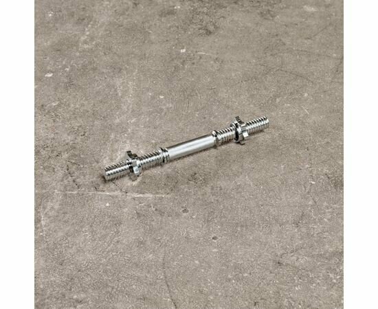 Гриф гантельный (хромированный) 400 мм / диаметр 30 мм — фото 1