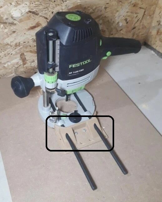 Крепления для фиксации фрейзера Festool OF 1400
