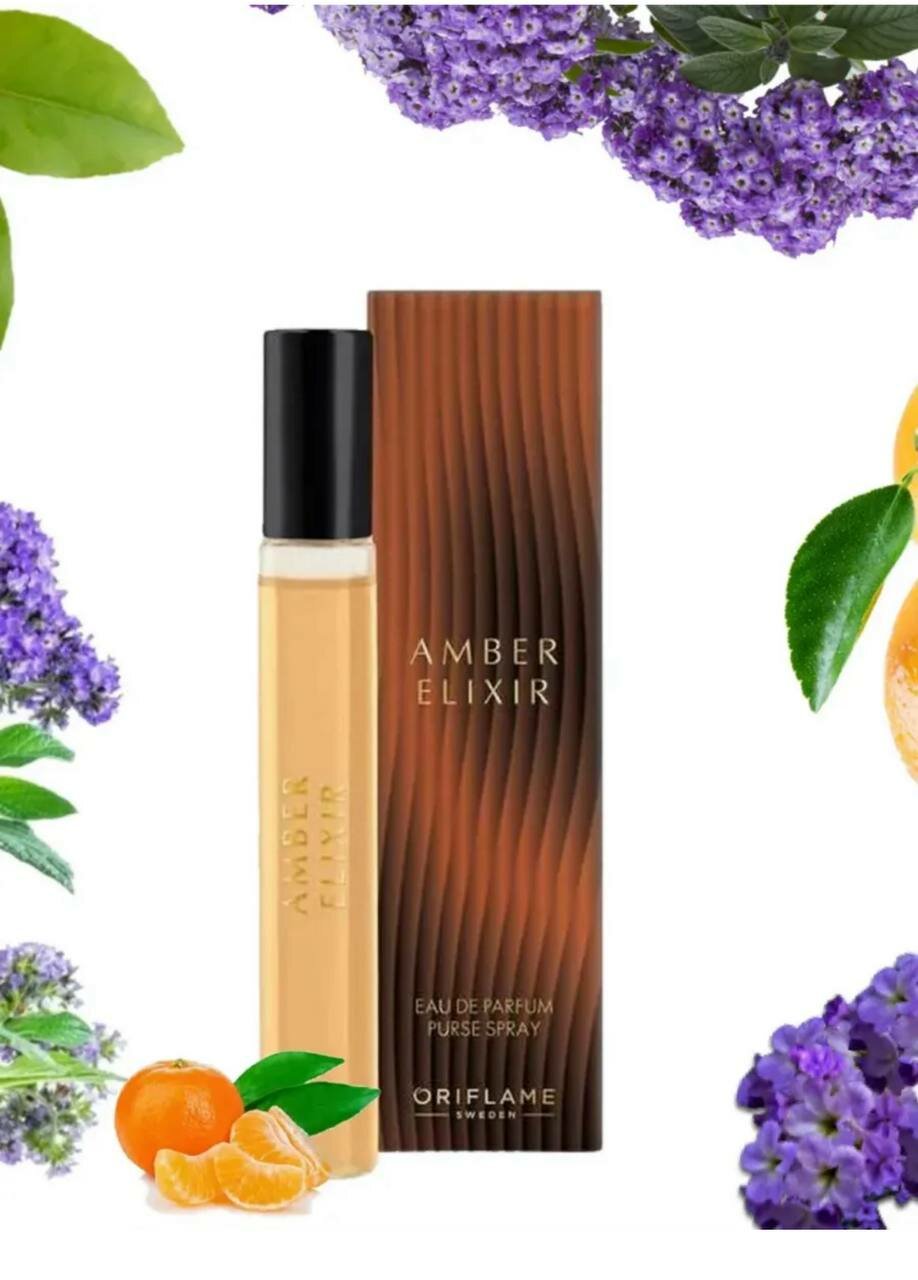Amber Elixir Oriflame Парфюмерная вода для женщин с теплым восточным ароматом, 8 мл