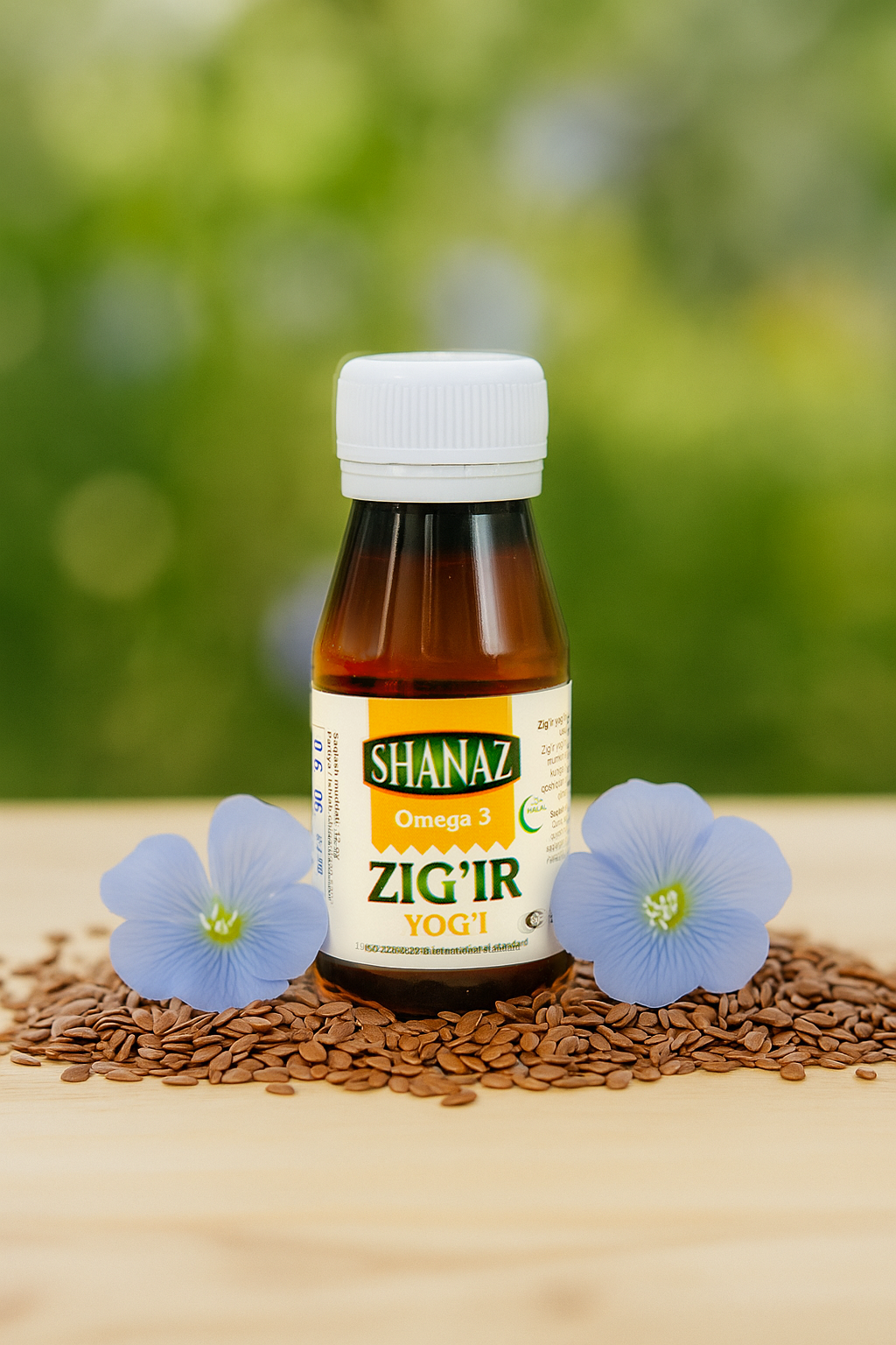 Масло льняное, 50 мл — 100% натуральный продукт для здоровья и долголетия!