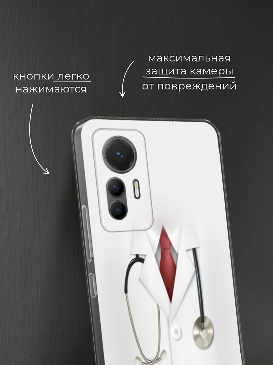 Чехол на Xiaomi 12 Lite / Сяоми 12 Лайт с принтом "Халат врача" — фото 1