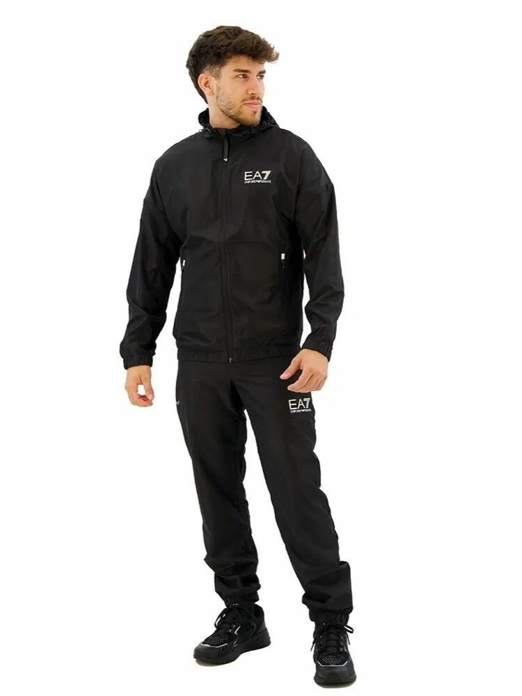 Костюм спортивный EA7 EMPORIO ARMANI 8NPV08 PN4HZ, размер 3XL, черный