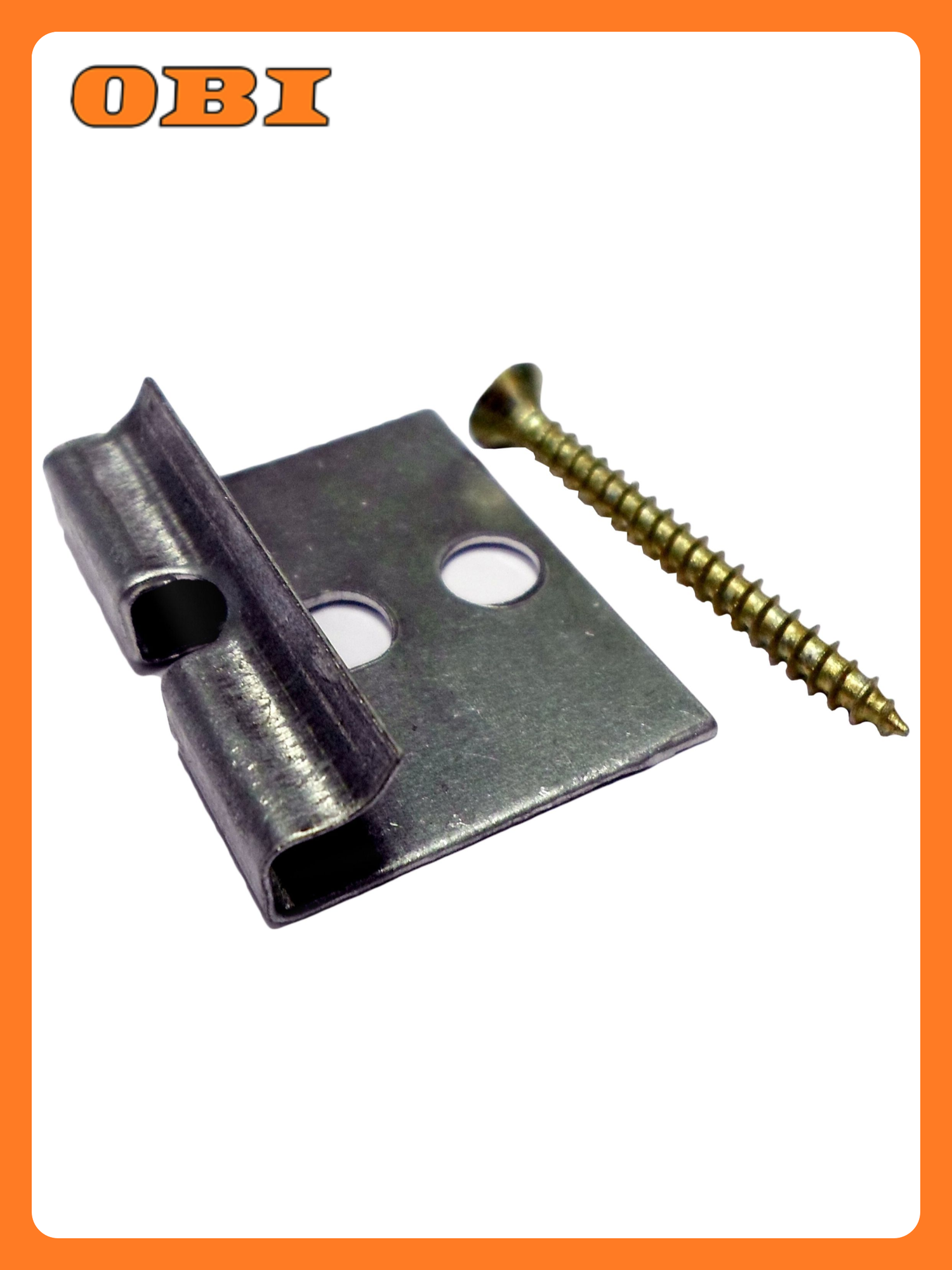 Клипса стартовая MultiDeck  оцинкованная сталь  длина 35 мм  ширина 100 мм  4 шт