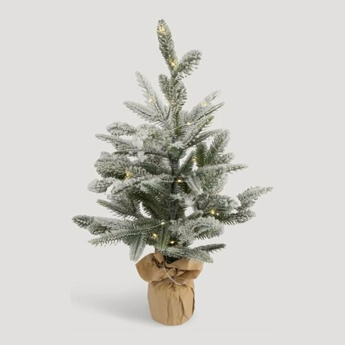 Изображение товара Ель искусственная Anna Lafarg 60 см, в крафте, с подсветкой, полиэтилен, Interior natural