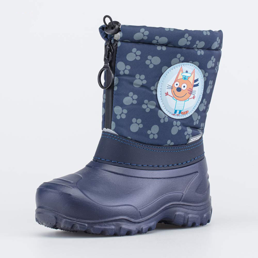 Сноубутсы КОТОФЕЙ "Три кота" размер 27-28 синий 6651