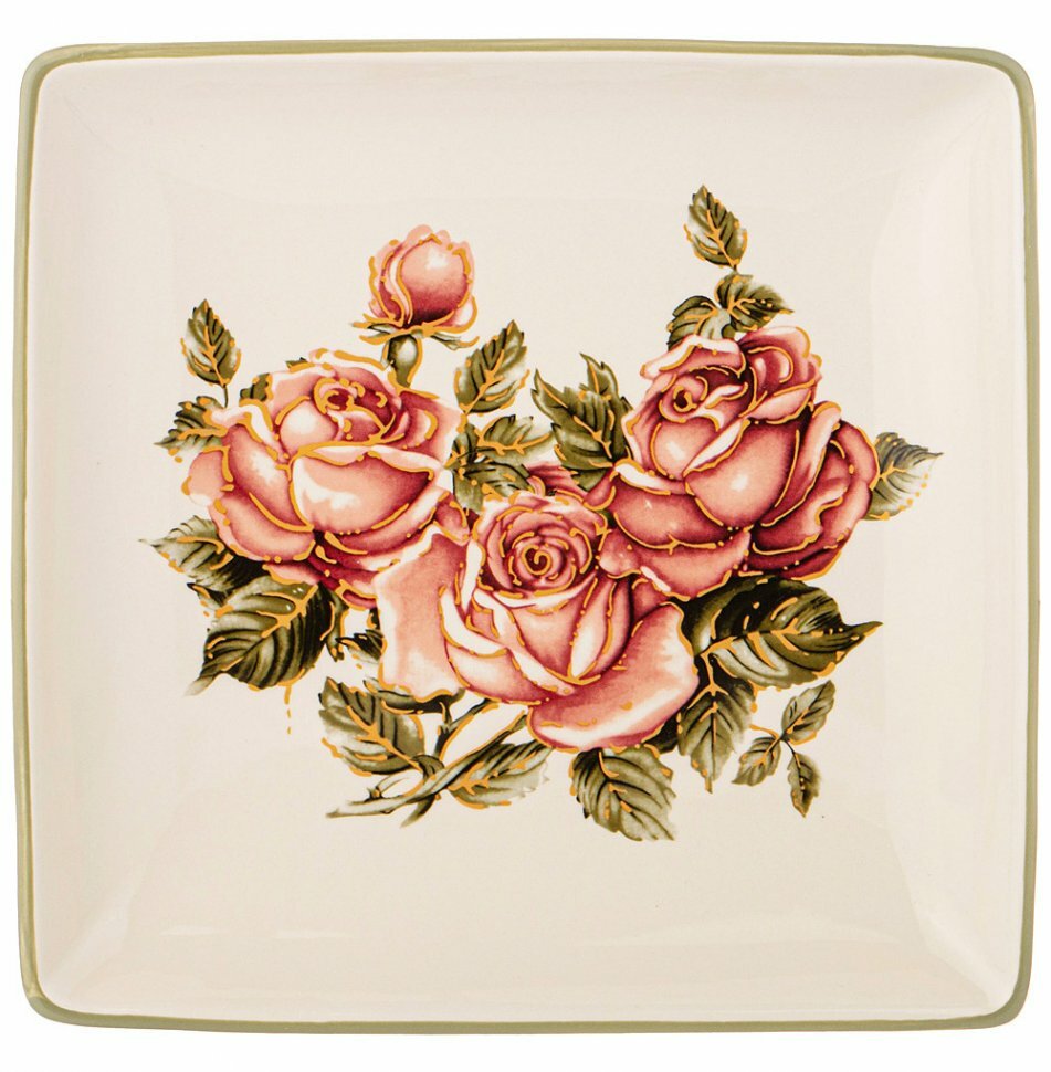 Блюдо 28 х 4 см квадратное Agness 