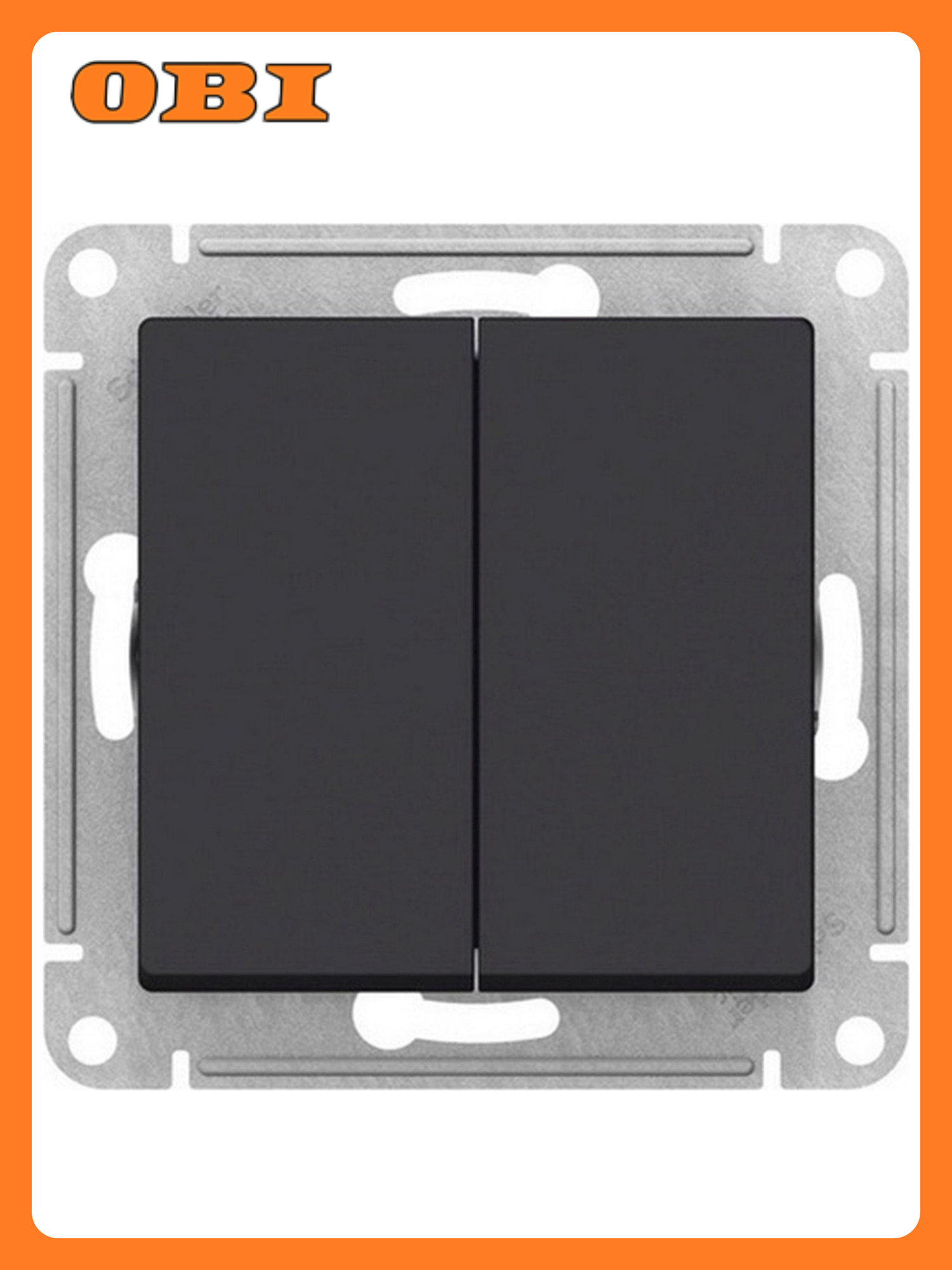 Выключатель Schneider Electric  Atlas Design  ATN001051  скрытый монтаж  ABS пластик  черный