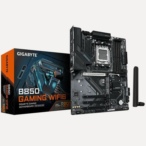 Изображение товара Материнская плата GIGABYTE B850 GAMING, WI-FI6, AM5, ATX, 256GB
