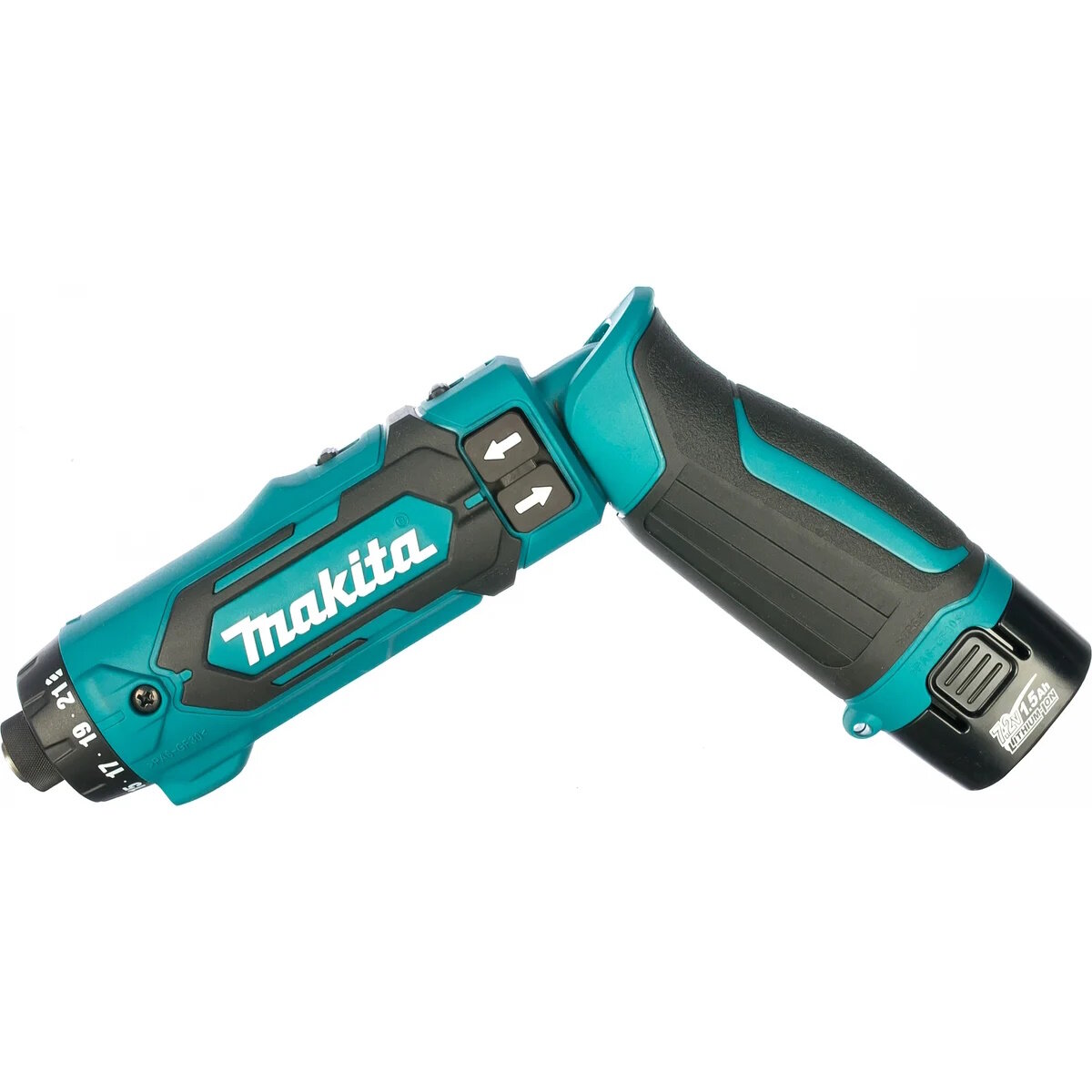 Отвертка аккумуляторная Makita DF012DSE 200-650 об/мин, 5,6 Нм, 1,5 Ач