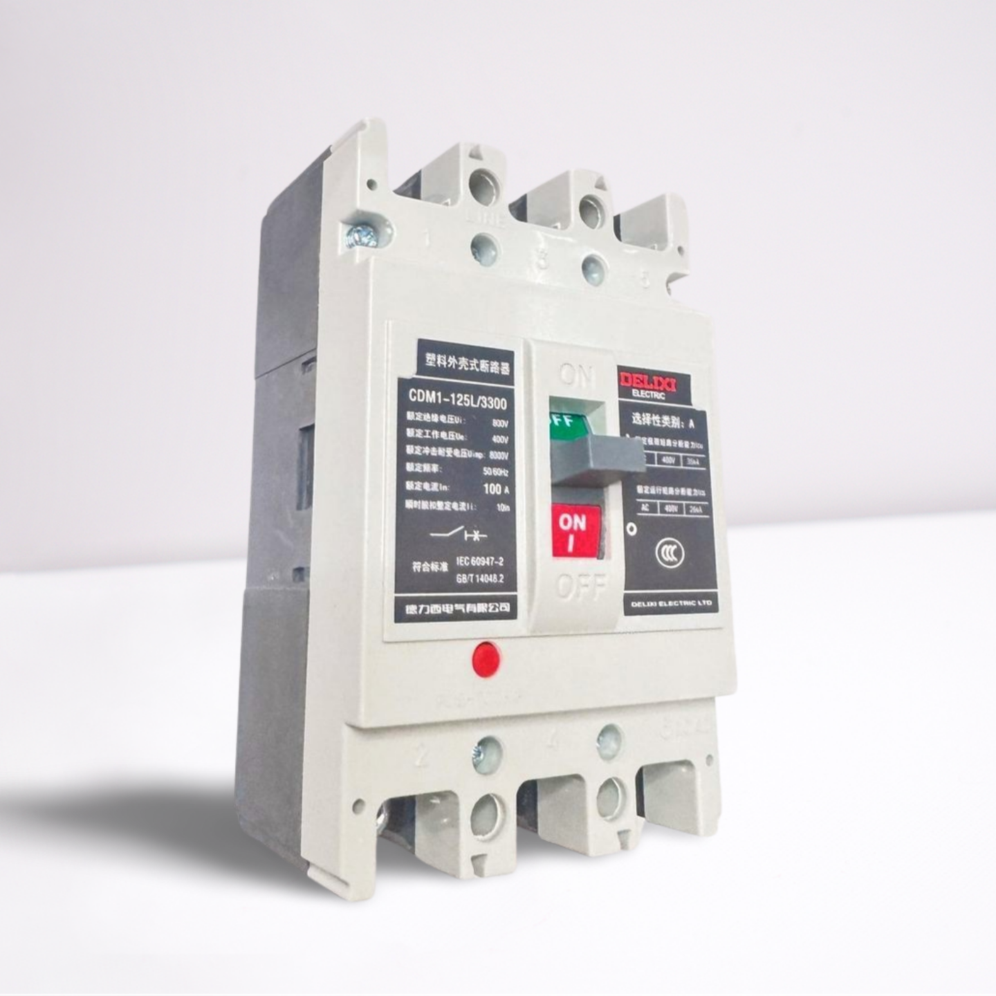 Авт. выкл. DELIXI CDM6i-125L/3300 100A — фото 1