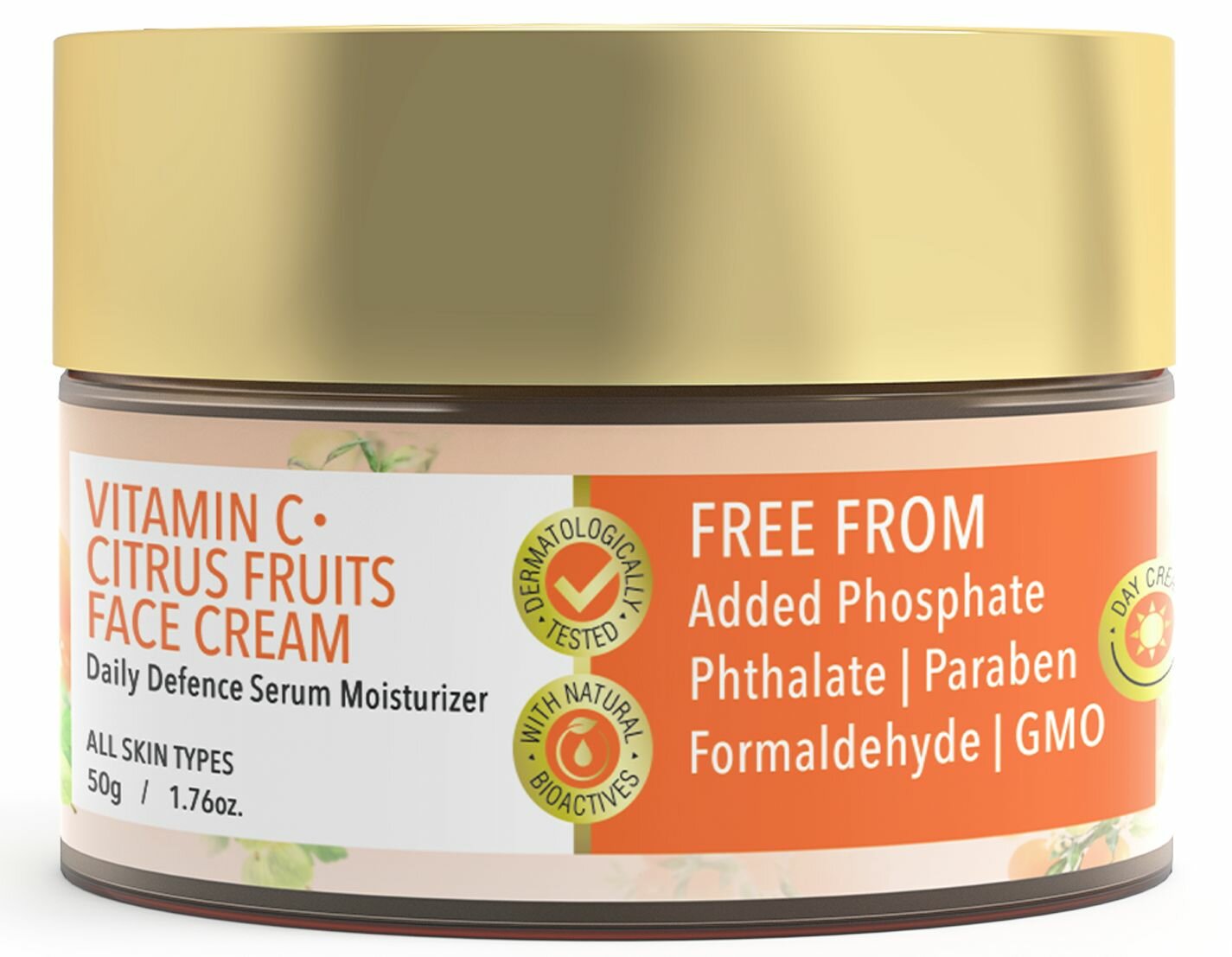 Крем-сыворотка дневной для лица витамин С & цитрусы Fabessentials Face Cream 50 г