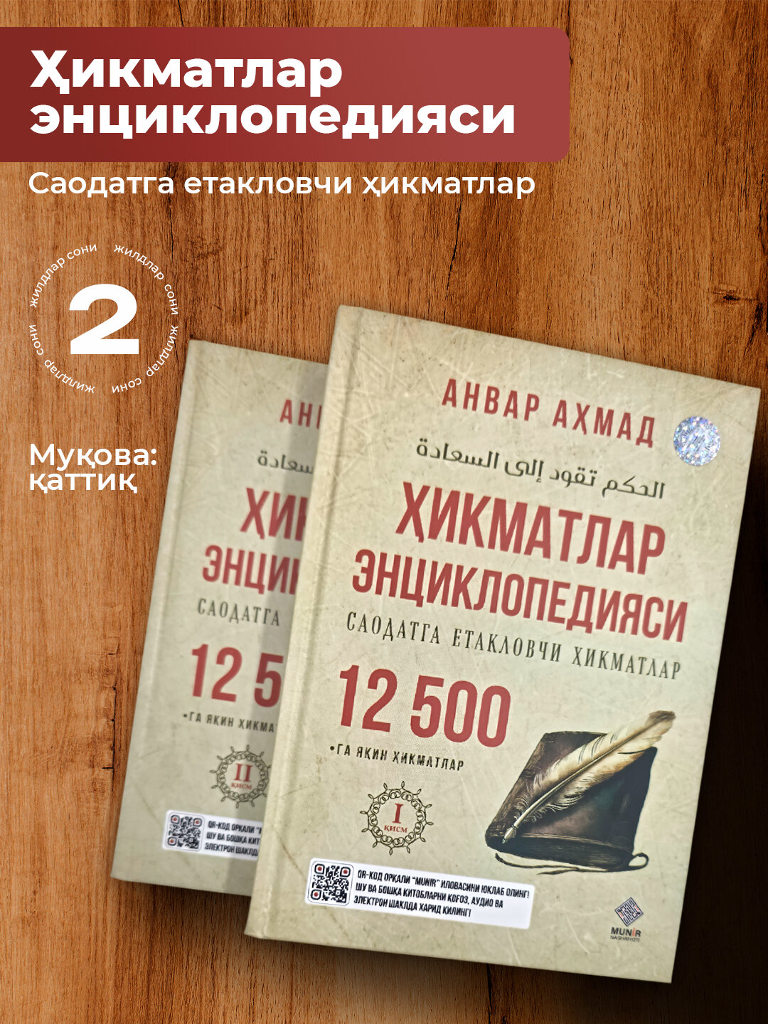 Хикматлар энциклопедияси саодатга етакловчи хикматлар 12500, Анвар Ахмад