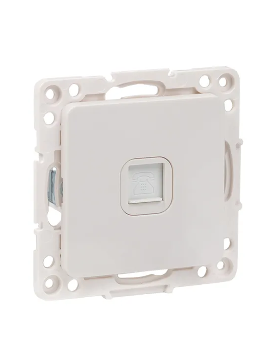 Механизм розетки EKF PROxima Стокгольм RJ-11 белый EYT01-034-10