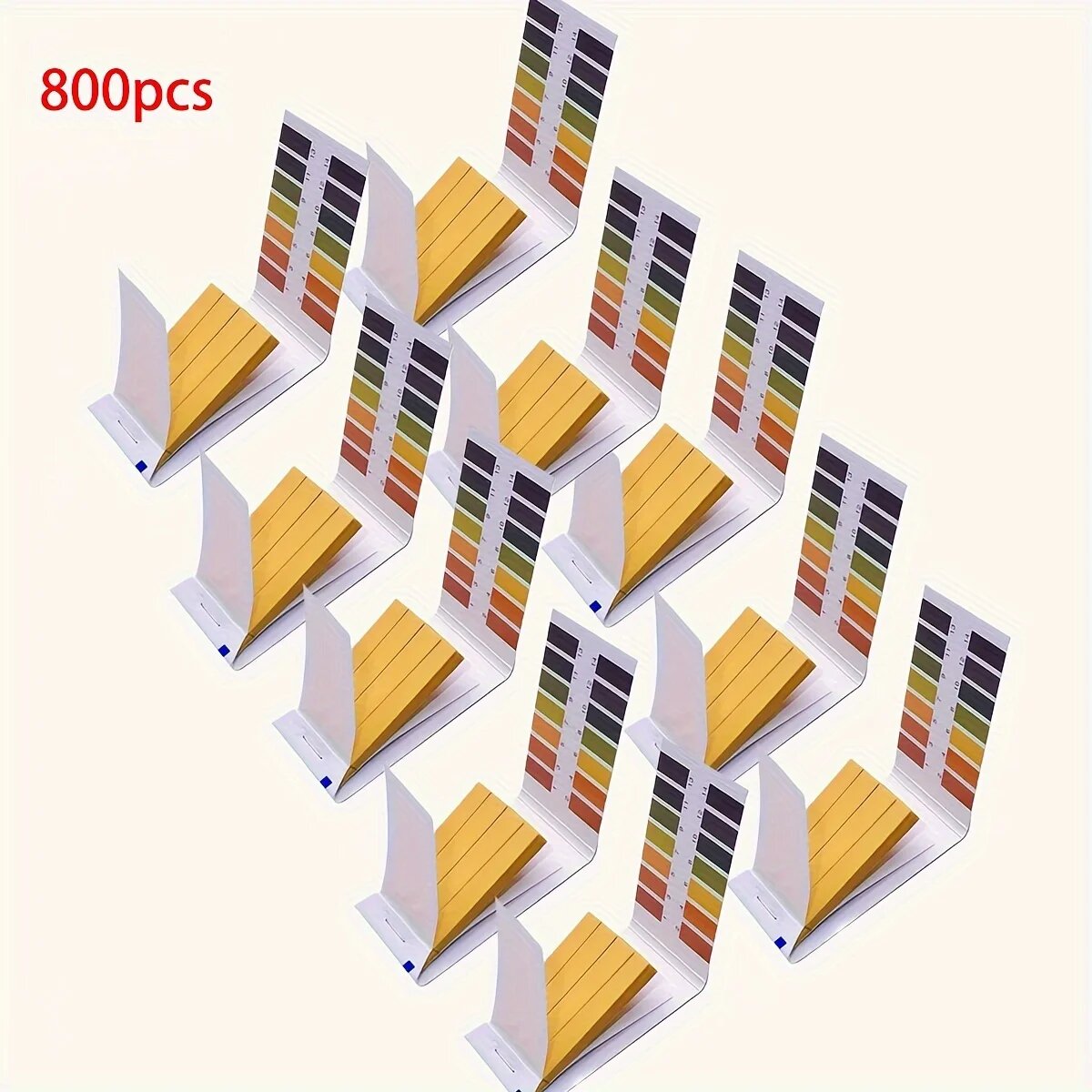 Тест-полоски pH 1-14, 800шт, Цвет: 10