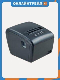 Изображение товара Принтер чеков Poscenter RP-100 USE (80мм, 260 мм/сек, автоотрез, RS232+USB+LAN) черный