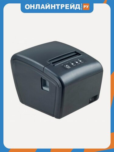 Изображение товара Принтер чеков Poscenter RP-100 USE (80мм, 260 мм/сек, автоотрез, RS232+USB+LAN) черный