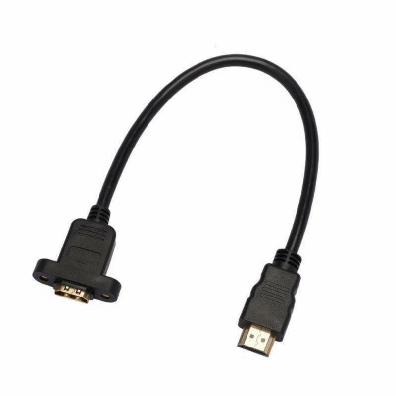 Удлинитель HDTV с крепежной панелью, Мужчина к женщине - 30cm