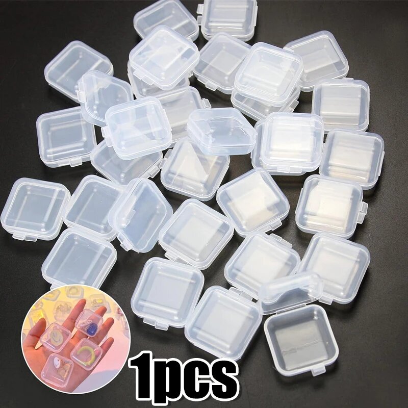 Коробочки прозрачные пластиковые 1pcs