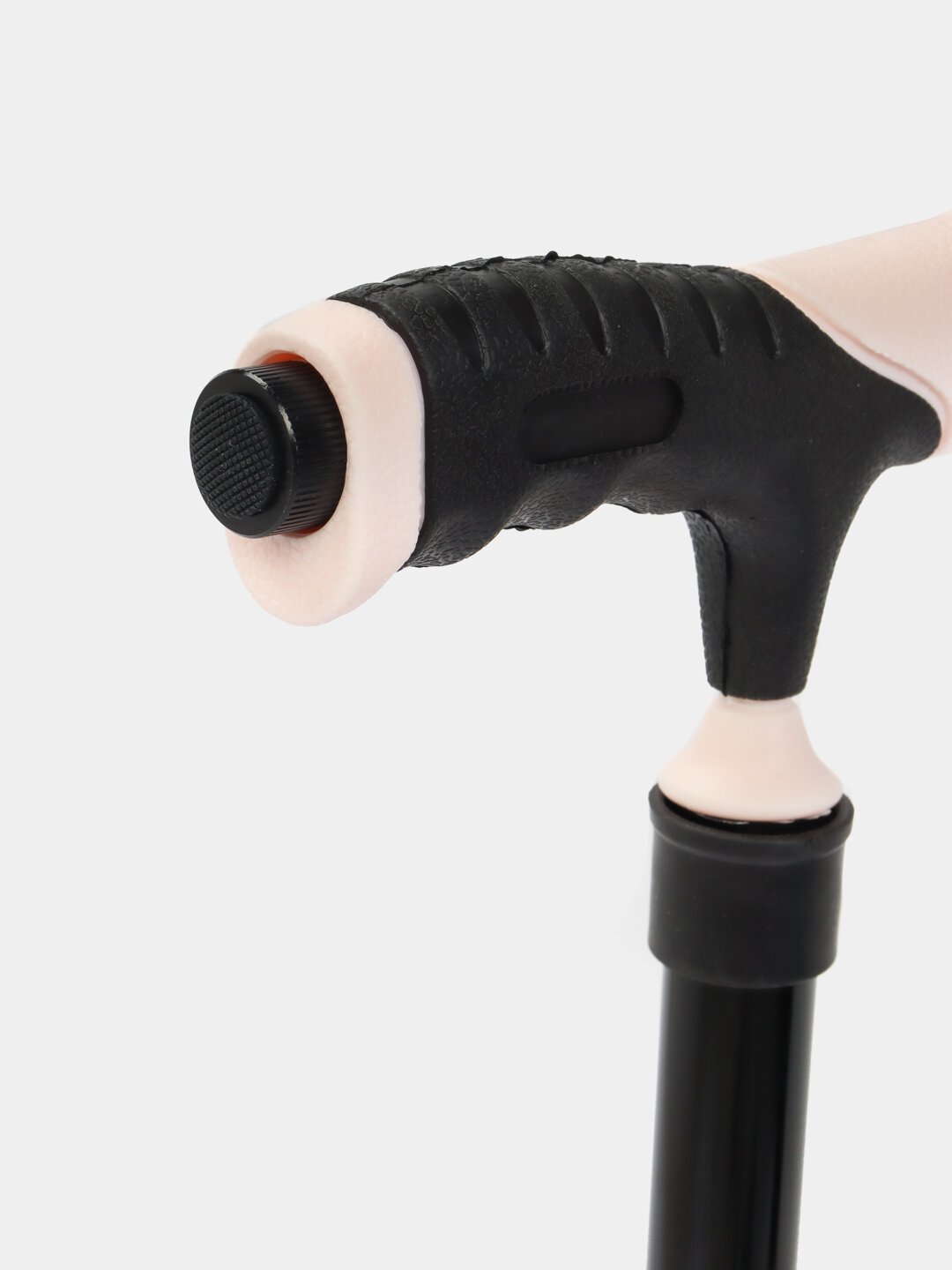 Алюминиевая трость с фонариком — фото 1