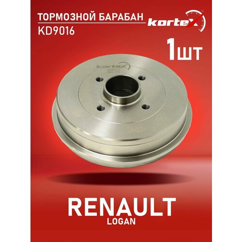 фото Тормозной барабан kortex для renault logan oem 7700428821, 7700827866, 7700839322, 8200243735, db4214, kd9016