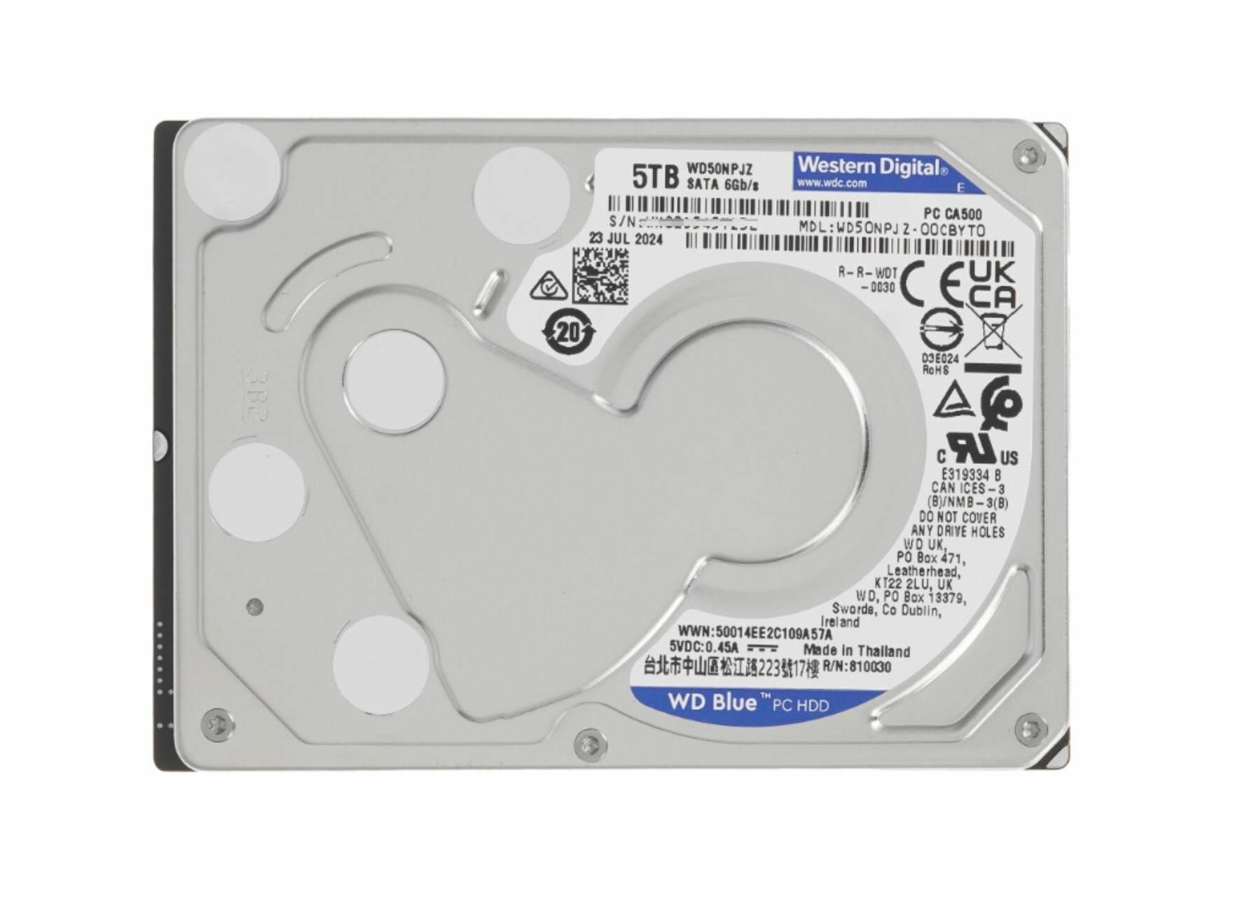 5 ТБ Жесткий диск WD Blue WD50NPJZ