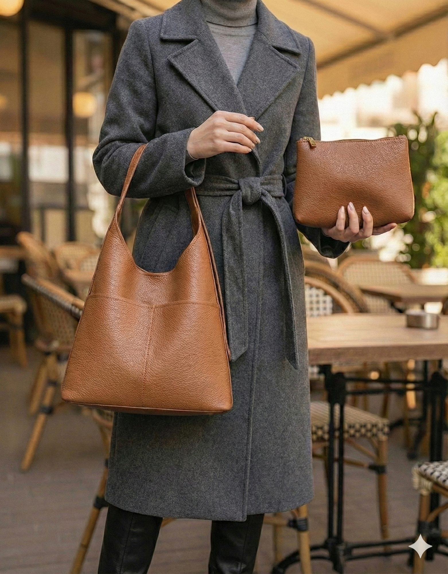 Сумка тоут  Сумка-тоут с косметичкой