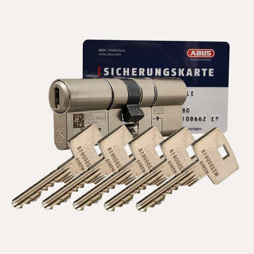 Изображение товара Abus Цилиндровый механизм ABUS Magtec 2500. ME (100)50/50 ключ/ключ, никель