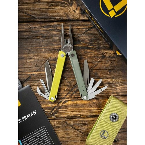 Мультитул Leatherman Bond Moss Green с чехлом на кнопке, 15 функций