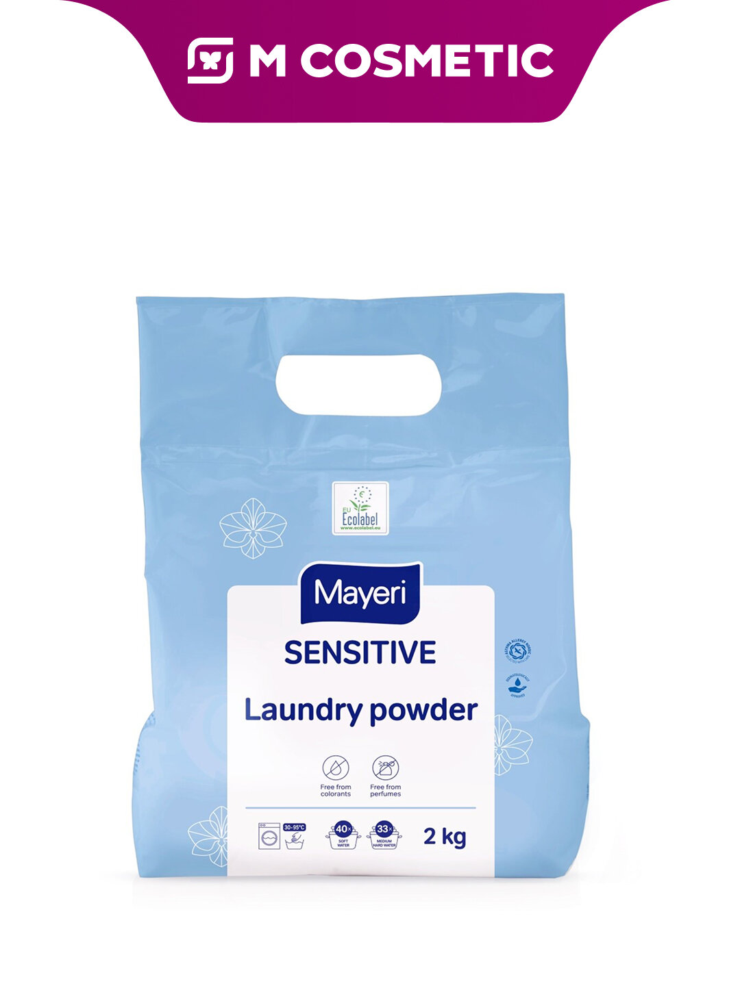 Стиральный порошок Mayeri Sensitive, для чувствительной кожи, 2 кг