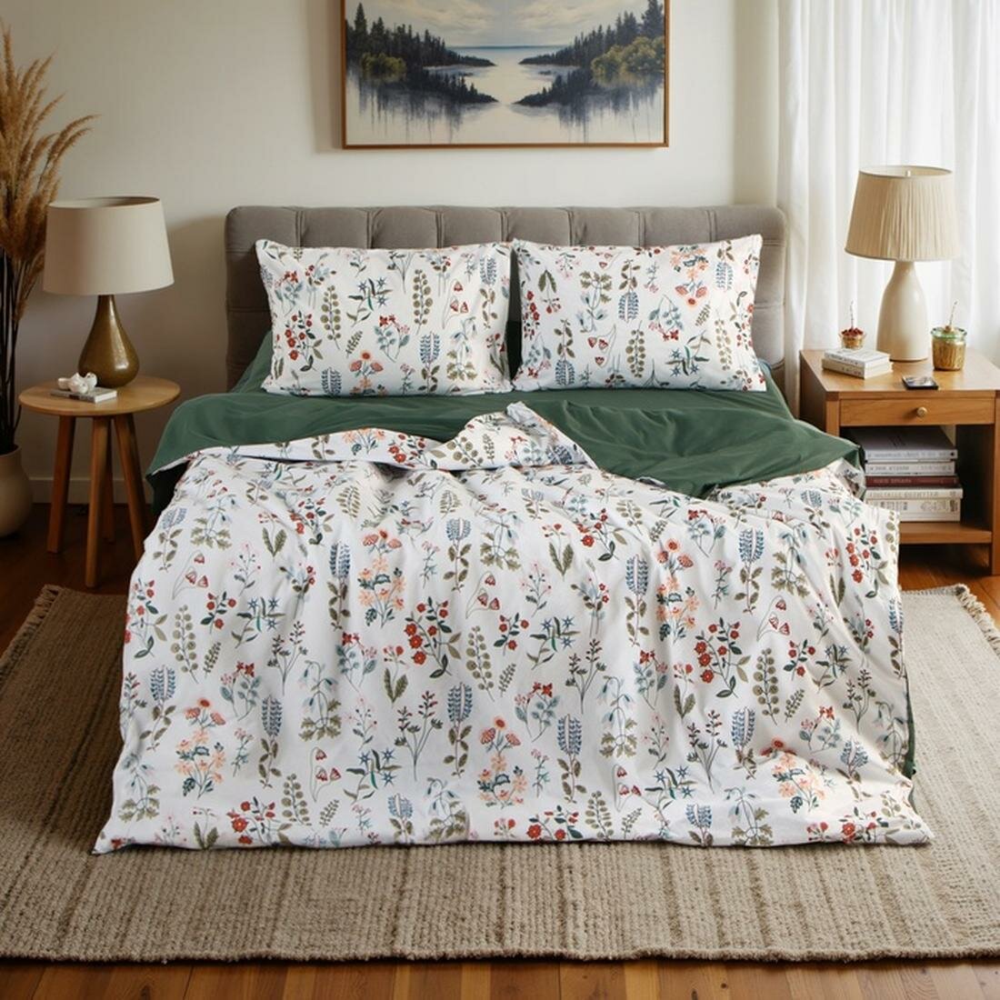 Постельное бельё Этель 2 сп "Alpine meadow" 175*215 см, 200*220 см, 50*70 см-2 шт, поплин